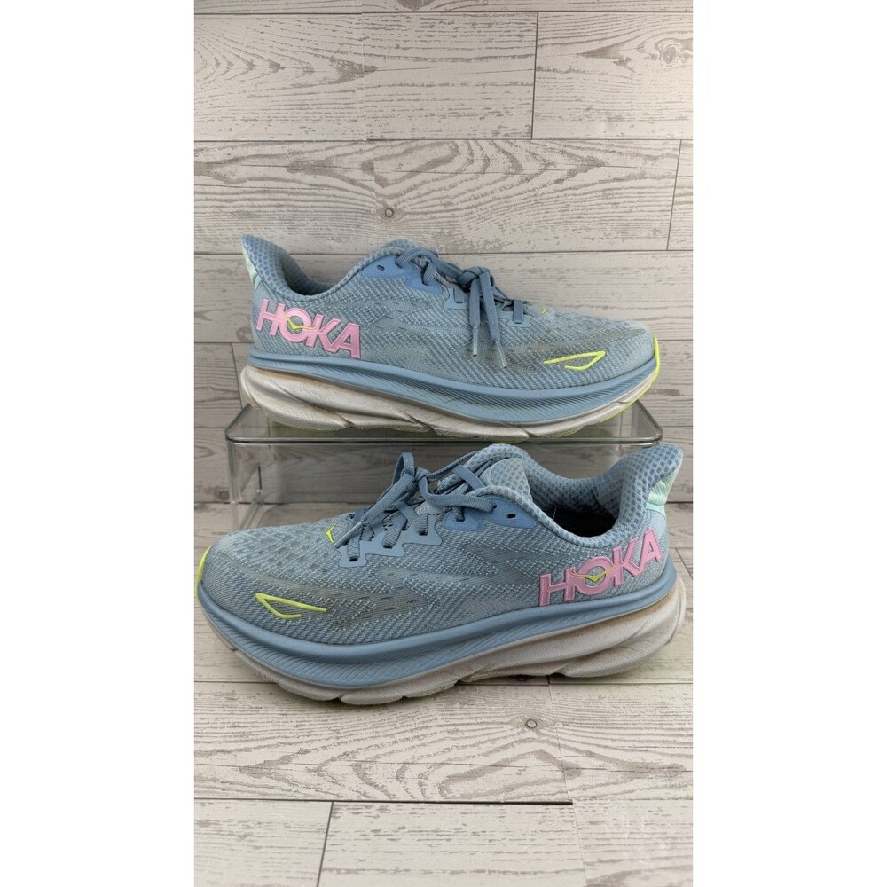 Hoka One One Clifton 9 1427896-DNk Blue 8.5B Womens Sneakers Running Shoes #177